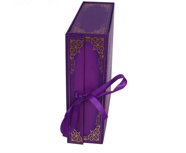 Book Shape Christmas gift folding box manufacturer, Cartoon gift box