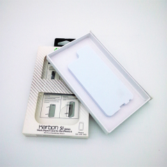 Caja de embalaje de la caja del teléfono del protector de cristal templado de la pantalla del teléfono del papel de Kraft