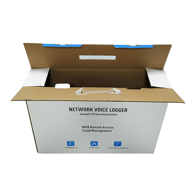 Boîte d'emballage en carton ondulé portatif personnalisé pour équipement de conditionnement physique de cadeaux électroniques de stockage