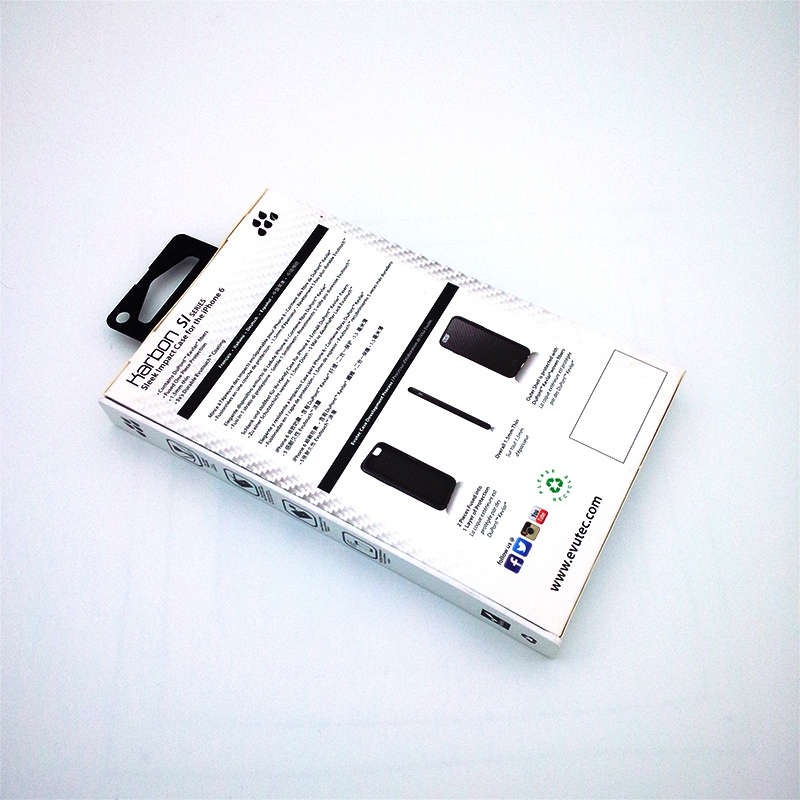 Коробка упаковки случая телефона протектора экрана телефона Kraft бумажная закаленная стеклянная