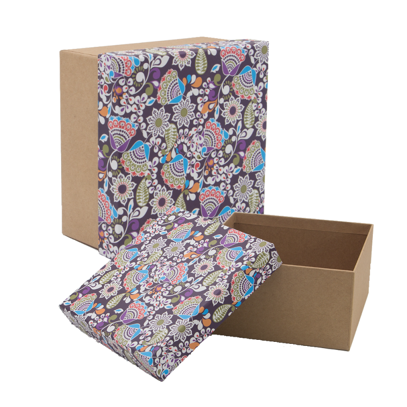Wholesale color paper chocolate candy cardboard box
