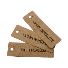 Hangtags de papel Kraft reciclado