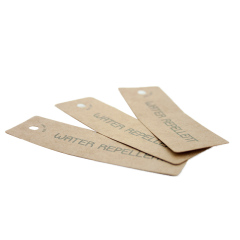 Etiquetas de papel reciclado Kraft