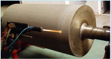 Machining characteristics of the spray coating