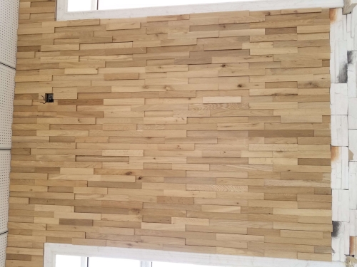 solid oak wall panel