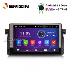 Erisin ES3996B 9" Android 8.1 Estéreo GPS DAB + BT para BMW 3 Series E46 M3 Rover75 MG ZT DVD DTV DVR
