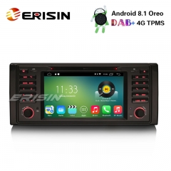 Erisin ES3339B 7" Android 8.1 Car Stereo GPS WiFi DAB+ DTV OBD TPMS BMW 5er E39 E53 X5 M5 Sat Nav
