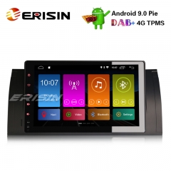 Autoradio Erisin ES2993B 9" DAB + Android 9.0 GPS BMW 5er E39 E53 M5 X5 Wifi DVB-T2 TPMS SWC Navi