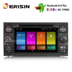 Erisin ES2931FB 7" DAB + Android 9.0 Autoradio GPS Satellitennavigation 4G Ford Focus Transit S / C-Max Kuga Galaxy