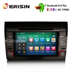 Erisin ES7971F 7" Android 9.0 Carro GPS Estéreo Wi-fi Satnav DAB + DVR CD 4G Canbus BT OBD SD FIAT BRAVO