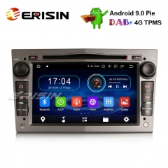 Erisin ES4960PG 7" Stéréo de voiture Android 9.0 DAB + GPS BT Opel Opel Vivaro Astra Corsa Zafira Signum