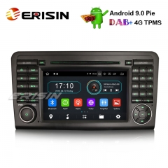 Erisin ES4961L 7" Android 9.0 Autoradio pour Mercedes Benz Classe ML / GL Classe W164 X164 DAB + Navi TNT Wifi