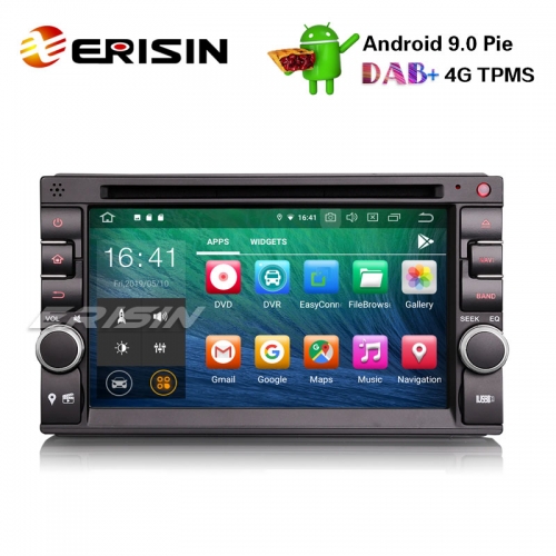 Erisin ES7936U 6.2"  2 Din Nissan / Universal Android 9.0 Stéréo de voiture GPS WiFi DAB + DVR OBD CD DTV-IN BT