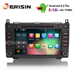 Erisin ES7921B 8" DAB + Android 9.0 Stéréo de voiture GPS CD DVR Sprinter Vito Viano Mercedes Classe