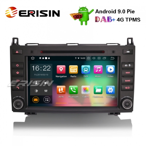 Erisin ES7921B 8" DAB+Android 9.0 Car Stereo GPS CD DVR Mercedes A/B Class Sprinter Vito Viano