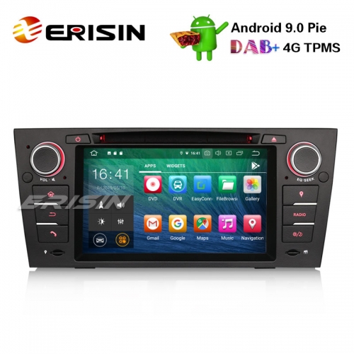 Erisin ES7967B 7" Carro GPS Estéreo Android 9.0 DAB + DVR Canbus OBD BT BMW E90 3er E91 E92 E93 Satnav