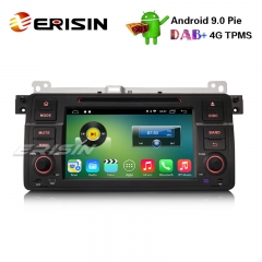 Erisin ES3546B 7" Android 9.0カーステレオGPS DAB + DVR TPMS CD BMW 3er E46318320 M3 Rover75 MG ZT