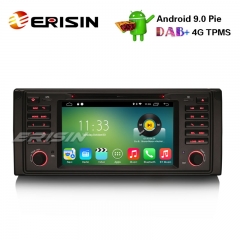 Erisin ES3539B 7" Android 9.0 Car Stereo GPS WiFi DAB + DTV OBD TPMS BMW 5er E39 E53 X5 M5 Sat Nav