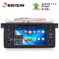 Erisin ES3762B 7" Android 7.1 BMW E46 Car GPS Navigation DVD Radio Sat