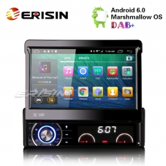 Erisin ES5790U 7" 1 Din Android 6.0 Car Radio 4G DVD Player GPS System