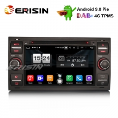 Erisin ES7766FB 7" Android 9.0 Oreo GPS estéreo de carro DAB + DVD Bluetooth para Ford C / S-Max Galaxy Kuga Focus Transit