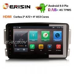 Erisin ES6289C 8" Mercedes Benz Classe C / CLK / G W203 Vito Viano DAB + Android 9.0 Radio Stereo Sat Navi