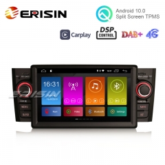 Erisin ES3073F 7" DAB + Android 10.0 Stéréo de voiture Sat Nav GPS WiFi CarPlay DSP USB SD pour Fiat Punto Linea