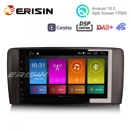 Erisin ES3195R 9" Мерседес R Класс W251 Android 10.0 Автомобильный стерео GPS DAB + Sat Nav CarPlay DSP BT