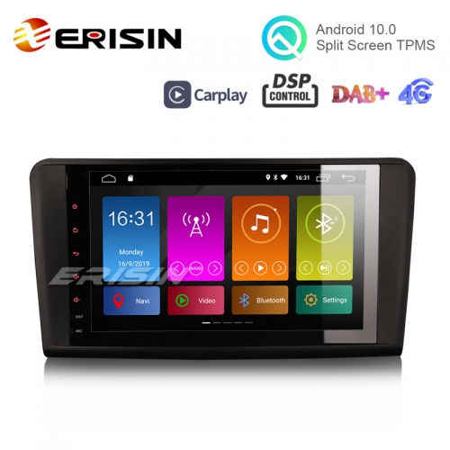 Erisin ES3094L 9" DSP DAB+ Android 10.0 Autoradio CarPlay for Mercedes Benz ML/GL Classe W164 X164