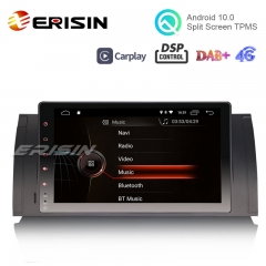 Erisin ES4293B 9" Android 10.0 OS Car Stereo GPS 4G TPMS DAB+ Apple CarPlay DSP for BMW E53 E39