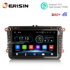 Erisin ES5985V 8" Android 10.0 Car Stereo for VW Passat Golf Tiguan Polo T5 Jetta Touran DAB+ CarPlay+ GPS