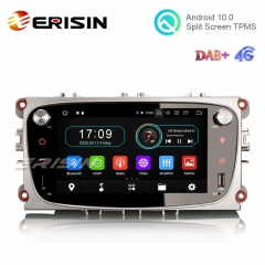 Erisin ES5909FS 7" Android 10.0 Car Stereo for Ford Focus Mondeo GPS DAB+ Radio 4G OBD Wifi TPMS System