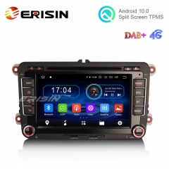 Erisin ES5948V 7" Android 10.0 Car DVD with GPS Radio WiFi BT OBD for VW Golf Plus Polo MK5 Magotan T5 Caravelle