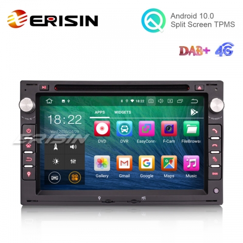 Android 10.0 Car Stereo for VW Golf Passat Polo Lupo Seat Peugeot 307 DAB+ GPS Sat Nav 7 inch ES5186V