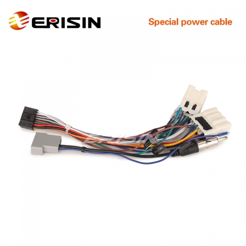 Erisin Nissan-Cable-B2 16 Pin Special Car Connect Power Cable for Nissan ES8136U/ES2736U/ES5136U