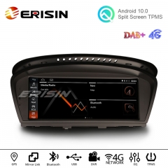 Erisin ES2660B 8.8" Android 10.0 Car Stereo OEM Radio GPS 4G SIM WiFi TPMS DVR for BMW 3er E60 E61 E63 E64 E90 E91 E92 E93 CIC CCC System