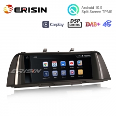 Erisin ES3110N 10.25" Android 10 IPS Autoradio Carplay DAB+ WiFi TPMS BT Navi For BMW 5 Series F10 F11 NBT System