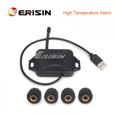 Erisin ES341 USB TPMSモジュールタイヤ圧力4センサーAndroid 6.0 / 7.1 / 8.0 / 8.1/9.0/10.0/11.0 ユニットステレオ用