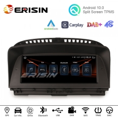 Erisin ES2866B 8,8 "HD IPS-Pantalla Android 10,0 reproductor de CD estéreo para coche Carplay iDrive OEM para BMW 7er E65/E66 (2001-2008) sistema