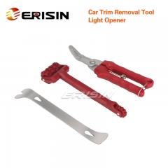 ES045 3pcs Auto / Car Trim Removal Tool Abridor de luz Alicates multifunción Clip Palanca de palanca de acero Car Audio Desmontaje Rodillo de aplicaci