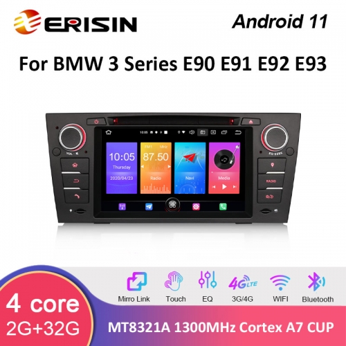 Erisin ES2767B 7“ Built-in Android Auto Carplay Car DVD Player DSP 4G GPS Navigation for BMW M3 E90 E91 E92 E93