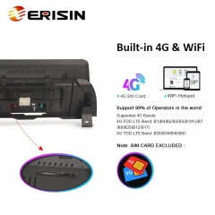 Erisin ES4610i 12.3" Android 13.0 Car Multimedia Player Screen Upgrade GPS For BMW 5 Series F10/F11 CIC System WiFi 4G BT CarPlay Auto Radio