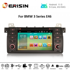 Erisin ES8162B 7" BMW E46 Car DVD Player 64G Android 11.0 Car Stereo DSP CarPlay & Auto GPS TPMS DAB+ 4G