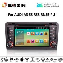 Erisin ES8147A 7" PX5 Android 11.0 Car Stereo GPS For Audi A3 S3 RS3 RNSE-PU 64G DAB+ DSP CarPlay Auto Radio