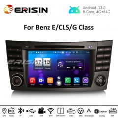 Erisin ES8710E 7" DSP Android 12.0 Car DVD for Mercedes Benz E/CLS/G Class W211 W219 CarPlay & Auto GPS 4G DAB+ WiFi