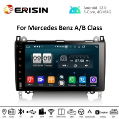 Erisin ES8792B 9" PX5 DSP Android 12.0 Car Multimedia For Benz A Class W169 B Class W245 Sprinter Viano Vito CarPlay & Auto GPS 4G DAB+