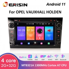 Erisin ES2760PB 7" Android 11.0 Car Stereo System for Opel Zafira Meriva Antara Combo CarPlay Auto Radio DVD Player GPS DSP