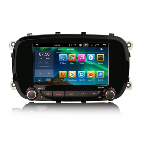 Erisin ES8555X 7" Android 14.0 Car Stereo For Fiat 500X GPS SatNav Radio SWC DTV DSP 4G LTE Wireless CarPlay Auto Bluetooth