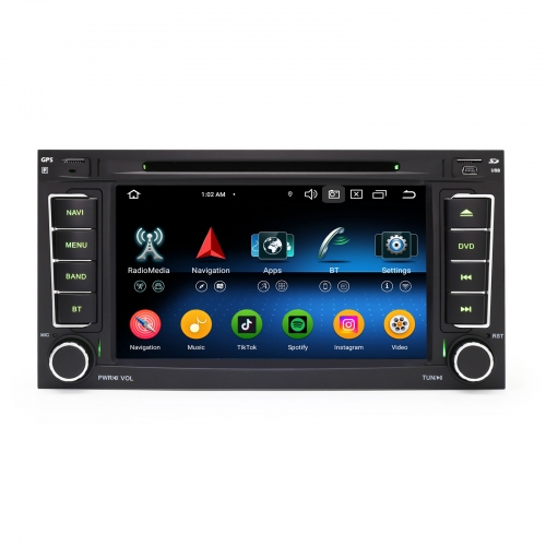 Erisin ES6505T 7" Android 16.0 Car Multimedia DVD For VW T5 Multivan 2004-2009 Stereo Radio DSP CarPlay & Auto 4G LTE Slot IPS BT5.0 GPS