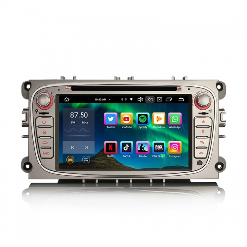 Erisin ES8509FS IPS Android 16.0 Car Stereo CarPlay & Auto DVD for FORD Mondeo Focus Galaxy S-Max C-Max GPS 4G LTE BT5.1